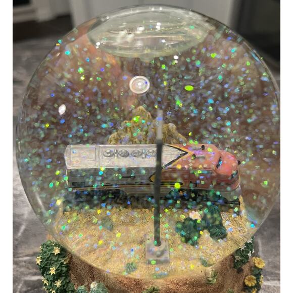 LIONEL - SNOWGLOBE #2280 SANTA FE Railroad train - RARE VINTAGE - NICE!! - Picture 10 of 10